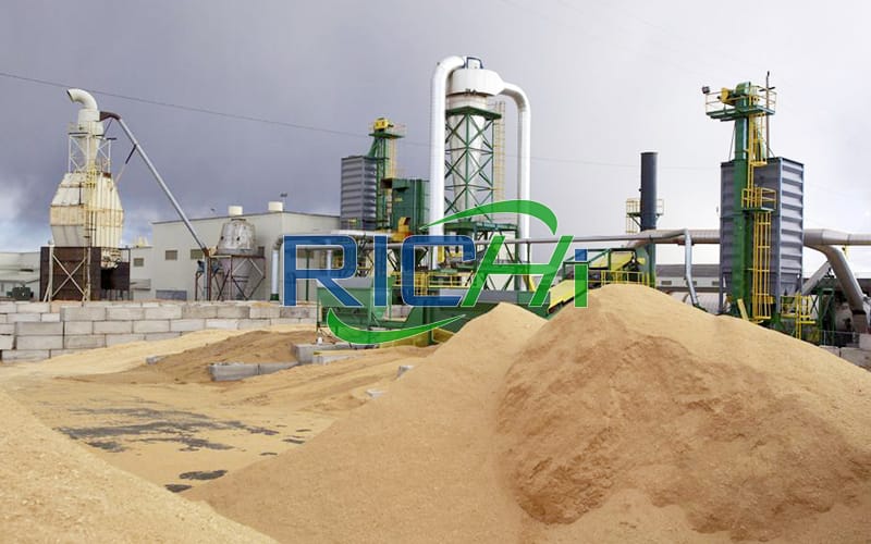 New design 6 tons per hour biomass wood pellet production plant project in China for fuel pellets