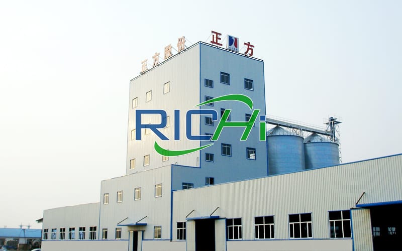 Low cost 18t/h poultry pig feed mill and 2t/h expanded corn production line project business plan