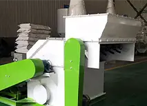 grass materials crusher body side