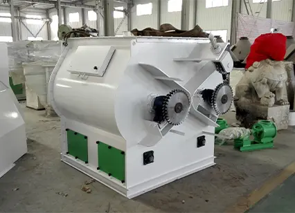 twin shaft feed mixer