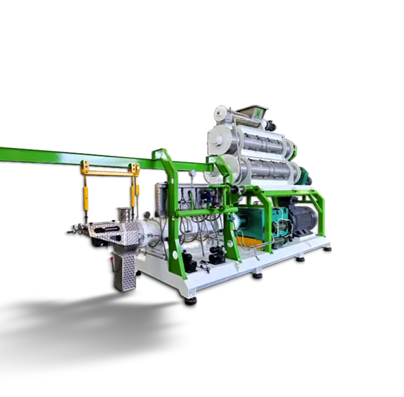 twin screw aquafeed extruder